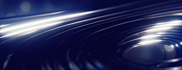 Abstract Blue Steel Swirl Wire Background close up