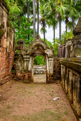 It's Bagaya Monastery (Maha Waiyan Bontha Bagaya), Inwa, Mandalay Region, Burma. It was built in 1593