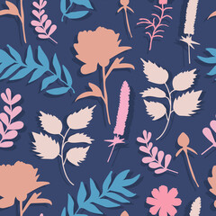 abstract seamless pattern flower