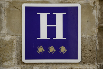 Hotel sign