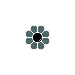 a simple Flower logo / icon design