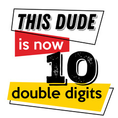 This dude is now 10 double digits vector quote