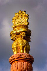 Fototapeta premium It's International Buddhist Academy in Sagaing, Myanmar.