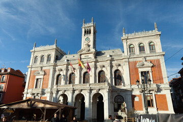 Fototapeta na wymiar Casa Consistorial de Valladolid, Spain