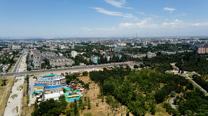 View of the city of Bishkek. Kyrgyzstan.