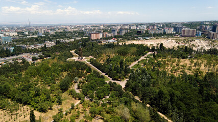 Fototapeta premium View of the city of Bishkek. Kyrgyzstan.