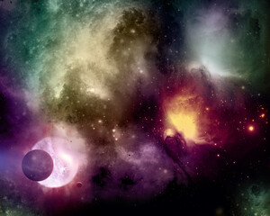 Abstract space background