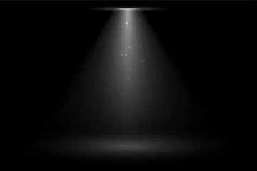 Foto op Plexiglas stage focus sportlight falling from above background © starlineart