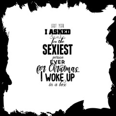 Funny quote. Typography for poster, invitation, greeting card or t-shirt. Vector lettering design with funny doodle hand-drawn picture