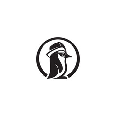 Hip Hop Penguin logo / icon design