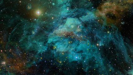 Space scene with stars and galaxies. Elements of this image furnished by NASA