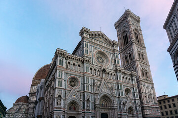 Cathedral of Saint Mary of the Flower, called Cattedrale di Santa Maria del Fiore in Florence Tuscany. Also known Cathedral of Florence or Duomo Di Firenze.