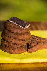 chocolate cake with nuts