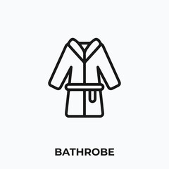 bathrobe icon vector. bathrobe sign symbol