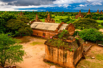 It's Beautiful of the Bagan Archaeological Zone, Burma. One of the main sites of Myanmar.