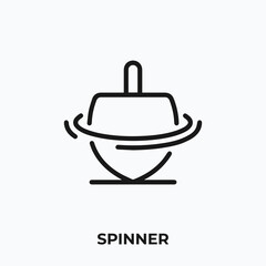 Obraz premium spinner icon vector. spinner sign symbol.