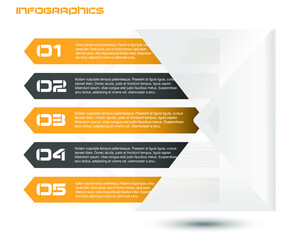 Modern Design Template, can be used for info-graphics, banners for web layout.