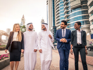Group of businessmen in Dubai