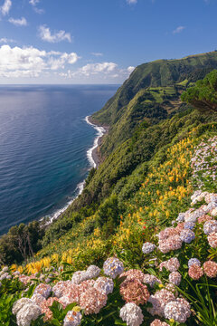 Viewpoint Ponta da Sossego in Sao Miguel, Azores island