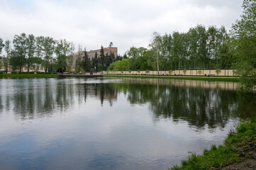 In the "Factory pond" park, Reutov, Moscow region, Russian Federation, May 30, 2020