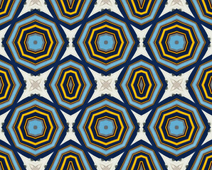 seamless geometric pattern blue abstract background 