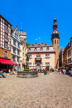 Central square in Cochem, Germany