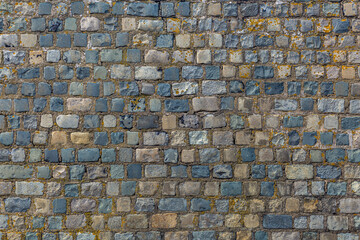 Stone brick wall