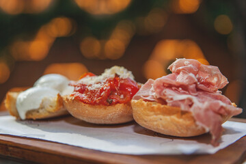 bruschetta with tomato