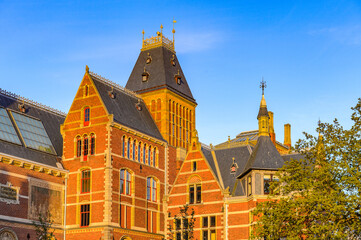 Obraz premium It's Architecture of Amsterdam, the capital of Netherlands