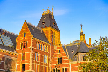Obraz premium It's Architecture of Amsterdam, the capital of Netherlands