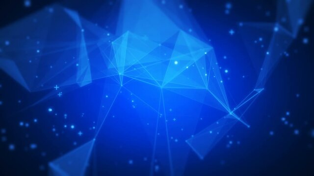 blue abstract business background shape