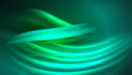 Fluid wave lines background. Trendy abstract layout template for business or technology presentation, internet poster or web brochure cover, wallpaper