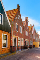 It's Typical house in Volendam, North Holland, Netherlands