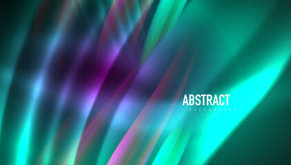 Naklejka premium Fluid wave lines background. Trendy abstract layout template for business or technology presentation, internet poster or web brochure cover, wallpaper
