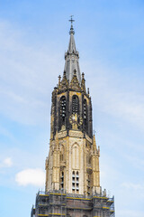 Fototapeta na wymiar It's Nieuwe Kerk (New Church), Delft, Netherlands