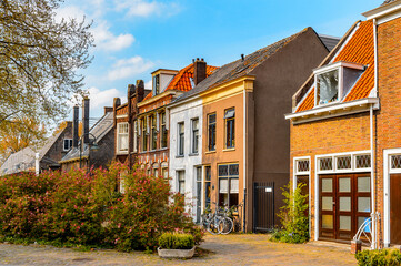 Fototapeta na wymiar It's Architecture of Delft, Netherlands