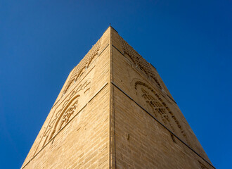 Morocco, Rabat, Exterior of the Mausoleum of King Mohamed V and Tower of Hassan, as of 12 Dec 2019.