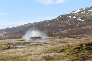 geyser park in Iceland