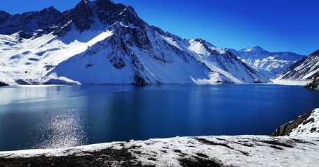 lake in the mountains