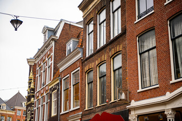 Fototapeta premium It's Historic center of Haarlem, Netherlands