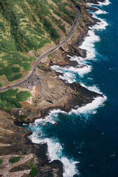 view of the coast of the sea