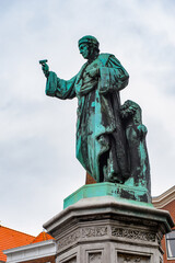 Fototapeta na wymiar It's Monument in Haarlem, Netherlands