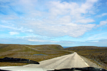 Tundra and sky and horizon