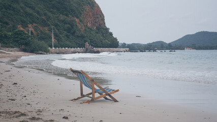 beach in the morning