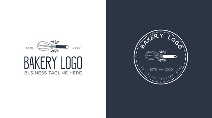 bakery organic modern logo template