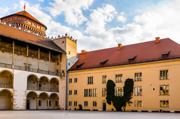 Naklejka premium It's Wawel Royal Castle in Krakow, Poland