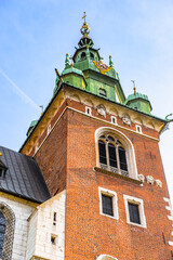 Fototapeta premium It's Part of the Wawel Royal Castle in Krakow, Poland