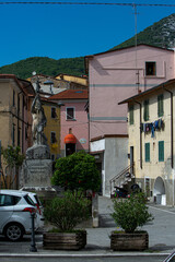 Fototapeta na wymiar Codena Carrara Bergdorf Toskana