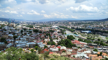 Fototapeta premium Georgia. Traveling in Georgia. Warm magical summer in Georgia.