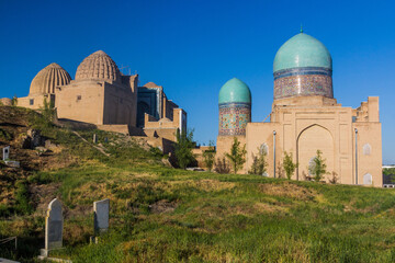 Shah-i-Zinda necropolis  in Samarkand, Uzbekistan